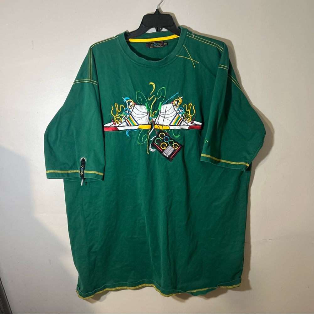 COOGI Green Graphic Men's Shirt vintage